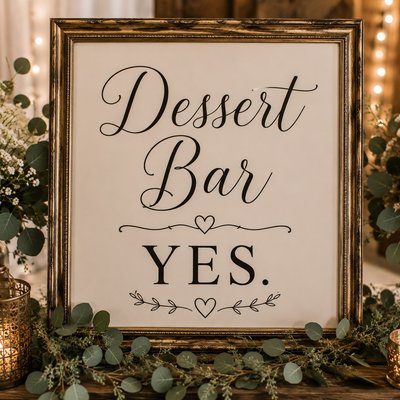 Wedding Dessert Bar