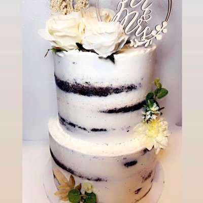 Wedding rum Cake ( 2 Tiers )