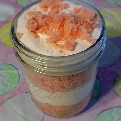 Strawberry Cake Jar