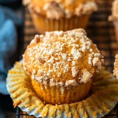 Mini Pumpkin Streusel Muffins (SEASONAL )