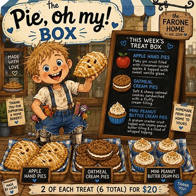 Weekly Theme: Pie, Oh My! 