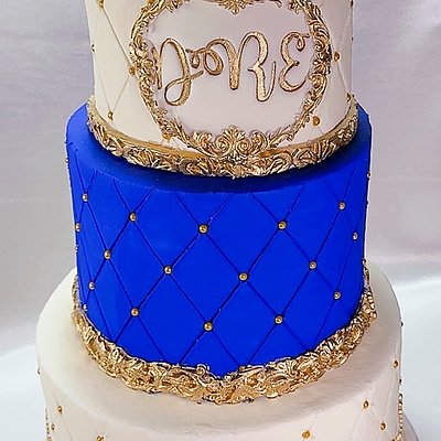 8/6/4 Inch Three Tier (46 Servings) 