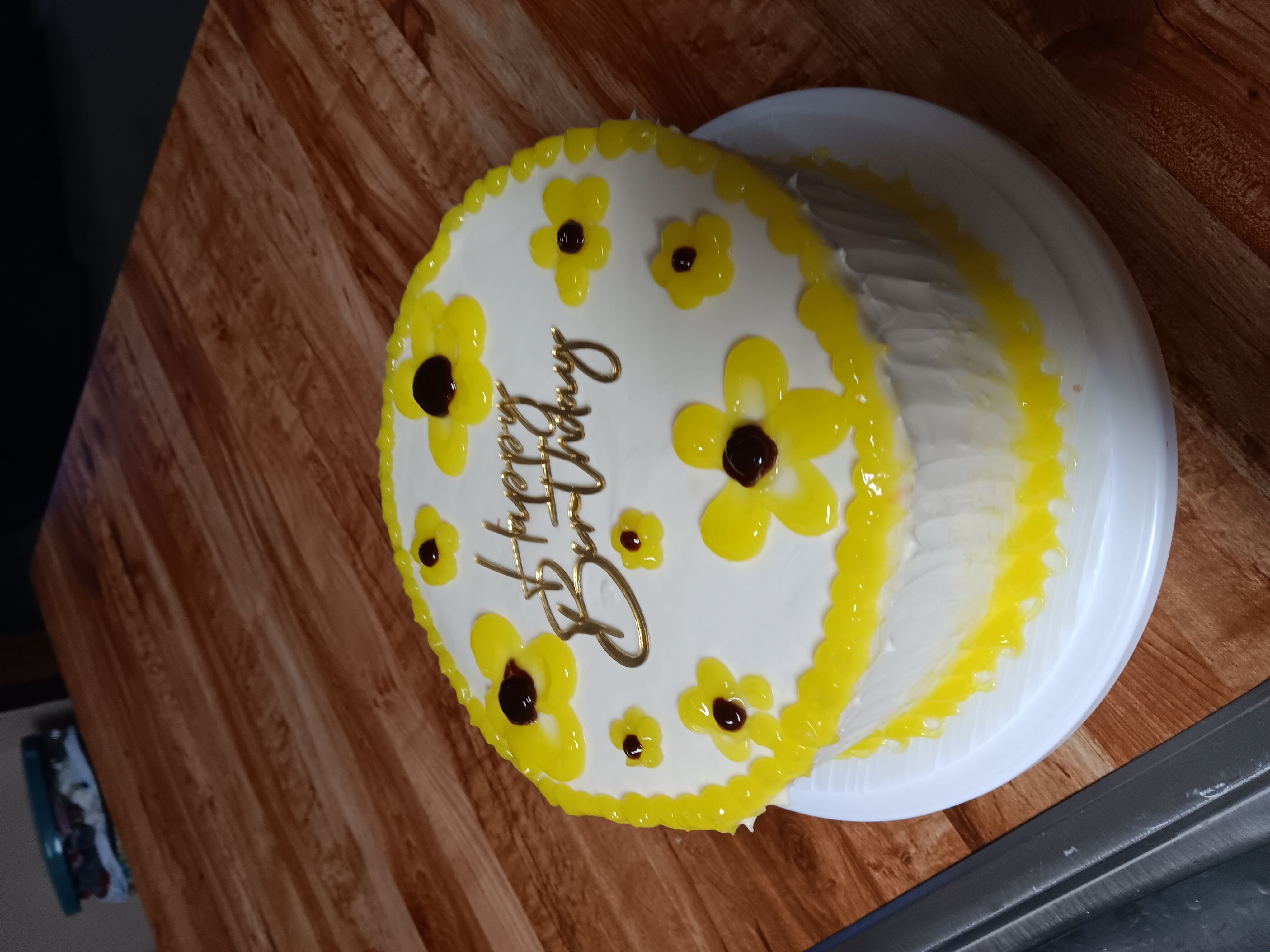 1 Tier Cake. 8 Inch Round