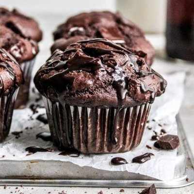 Double Chocolate Chip Muffins 