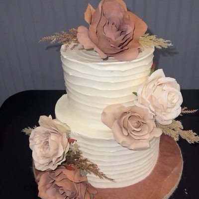Two tier cake 6 & 8 Inch 