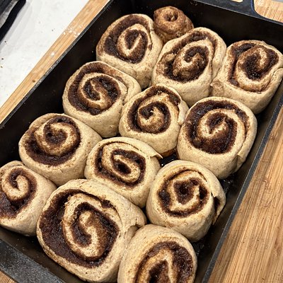 Sourdough discard cinnamon Rolls 