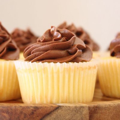 Yellow Cake w/ chocolate icing