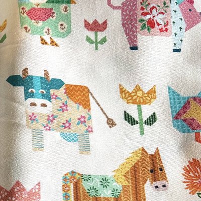 Farm Animal Beeswax Bread Bag 