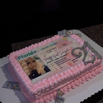 Viral License Cake 