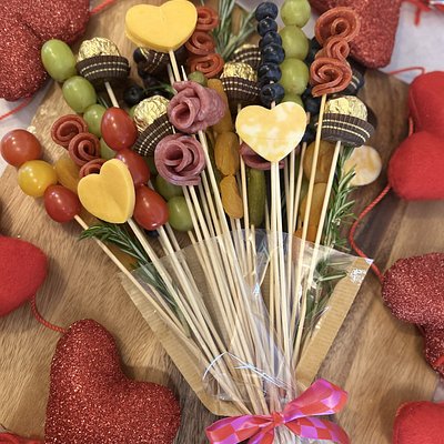 Charcuterie Bouquet with (1) Mini Sourdough Boule 