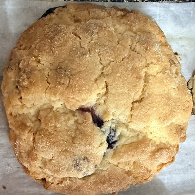 Blueberry Lemon White Chocolate Chip Cookies 