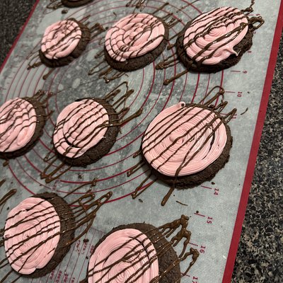 chocolate raspberry cookies