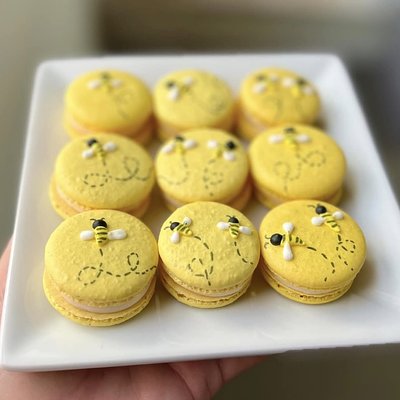 Custom Decorated Macarons (minimum 2 Doz)