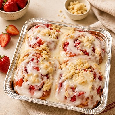  Strawberry Shortcake Rolls