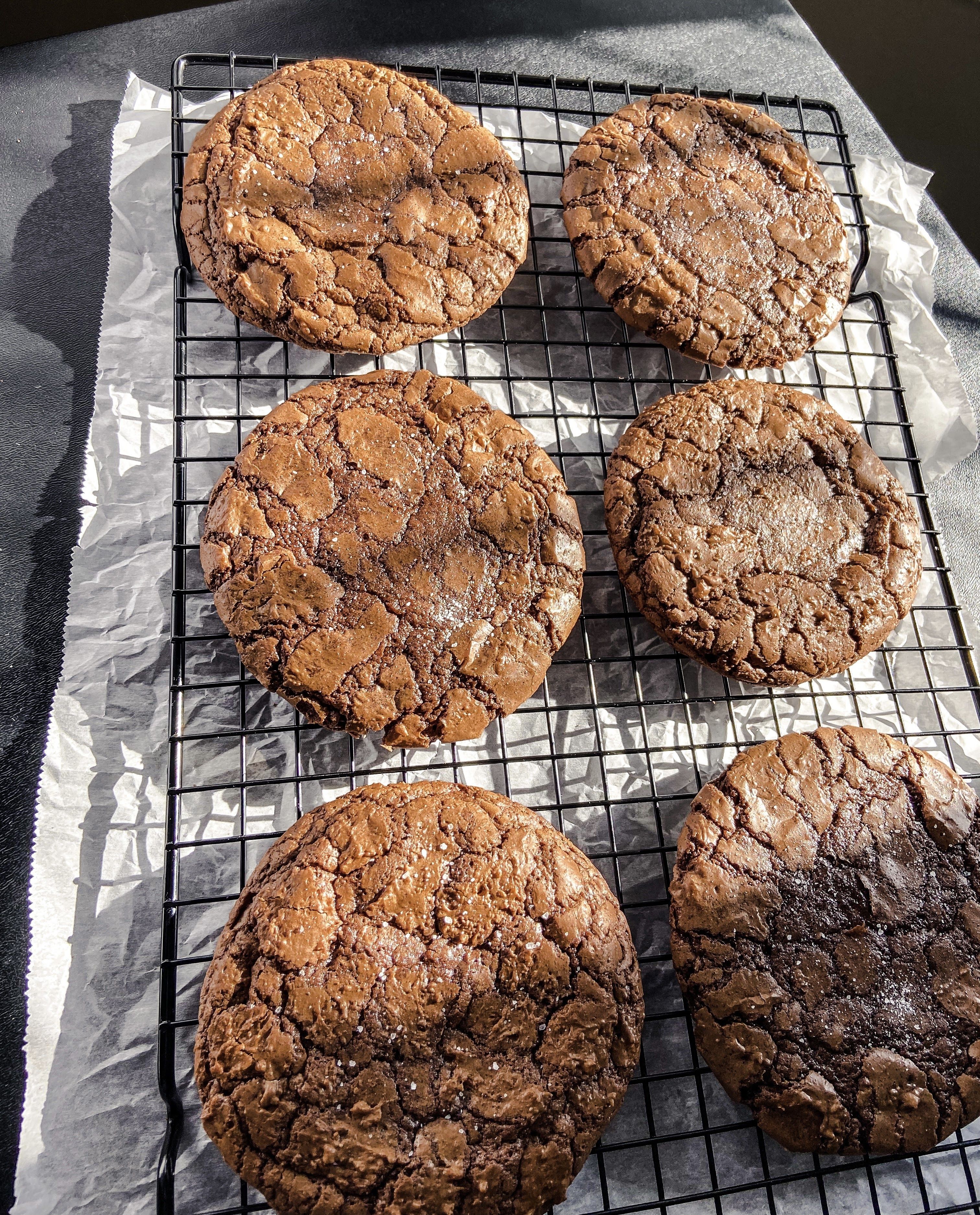 Brownie Crinkle Cookies
