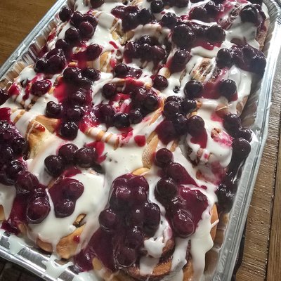 Blueberry Cinnamon Rolls 