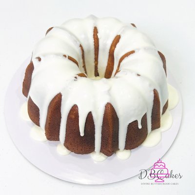 Pound Cake With Glaze Icing