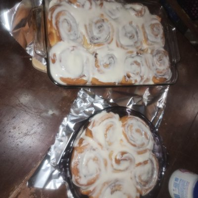 Sourdough Brioche Cinnamon Rolls w/ Cream Cheese Frosting