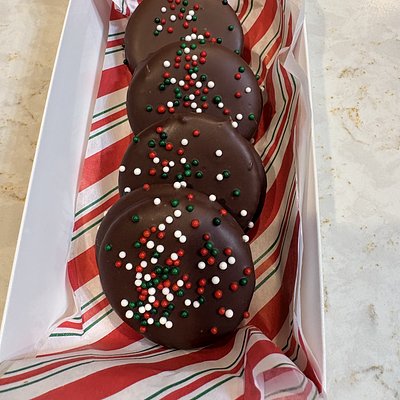 Festive Peanut Butter Crunch Coins 