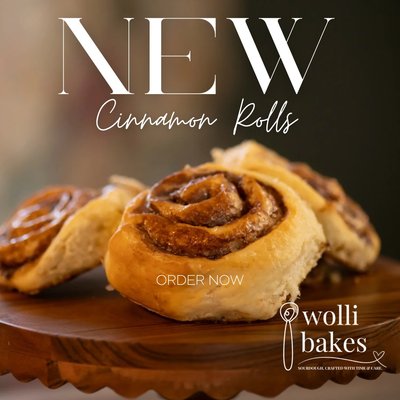 Cinnamon Rolls - Half Pan (6)