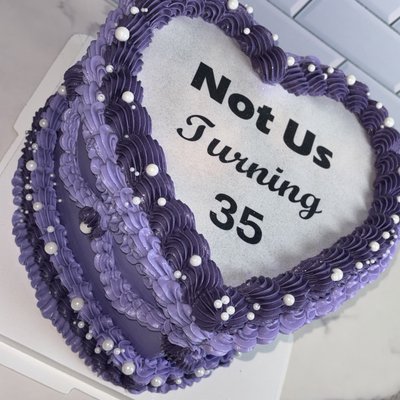 8 Inch Burnaway Cake 
