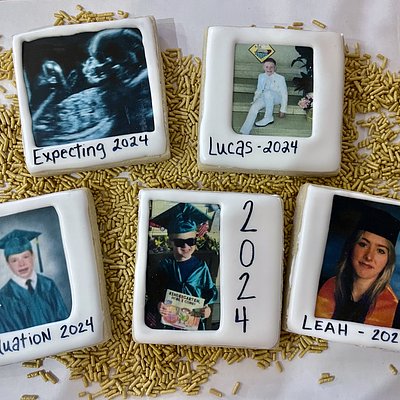 Polaroid Picture Cookies Per Dozen 