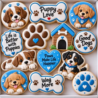 Puppy Party Cookie Set
