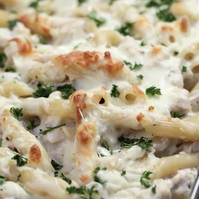 Baked Chicken And Broccoli Alfredo
