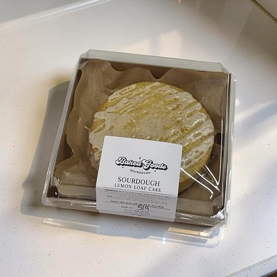 Sourdough Lemon Loaf Cake