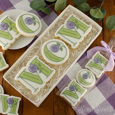 Mother’s Day decorated sugar cookies (all-natural, organic) 