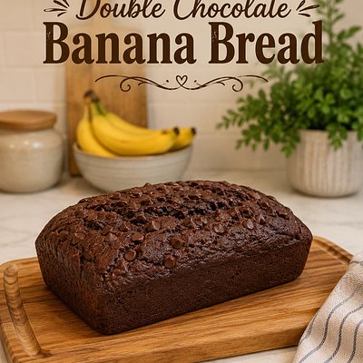 Double Chocolate Banana Bread