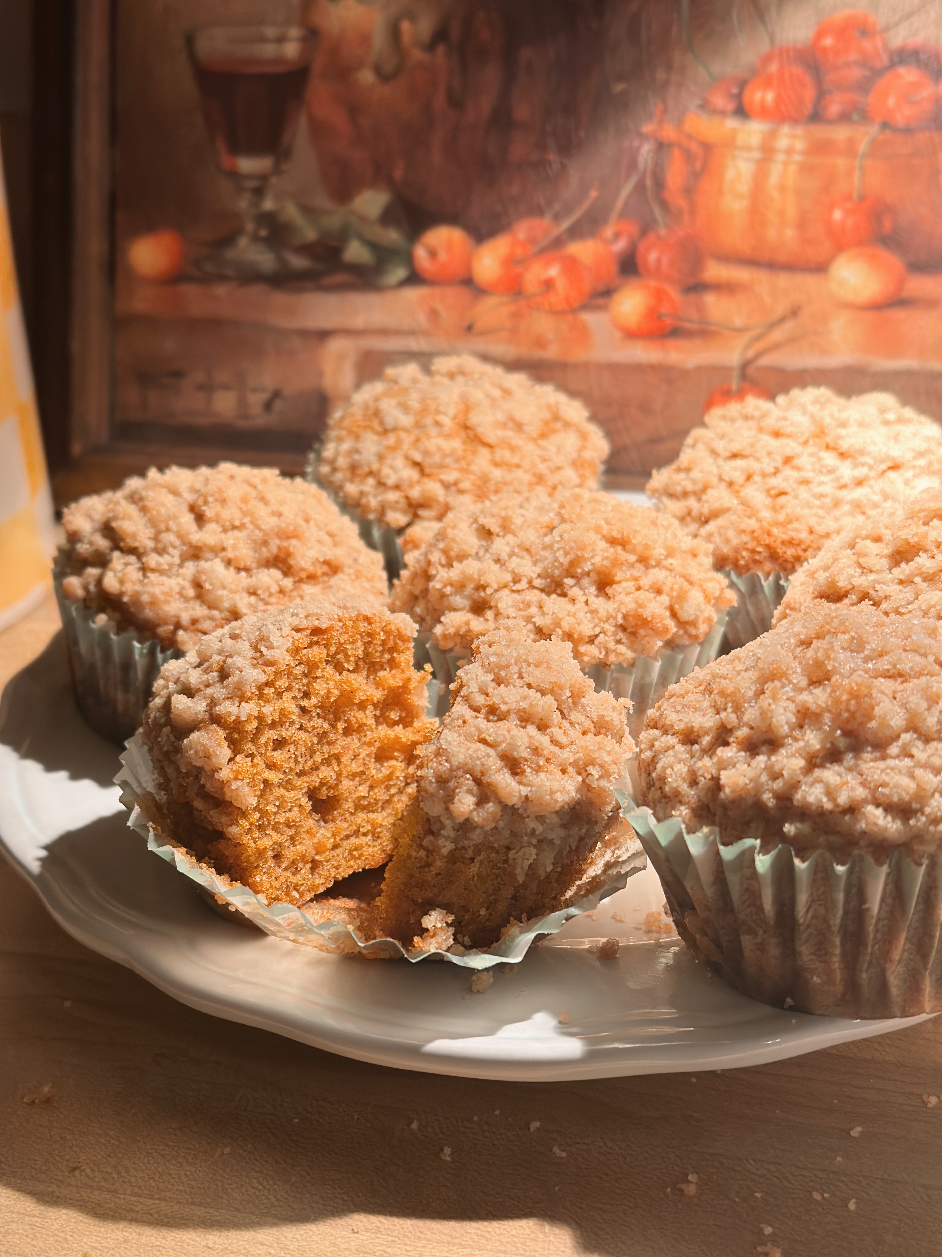 12 pack Cinnamon Streusel Pumpkin Muffins