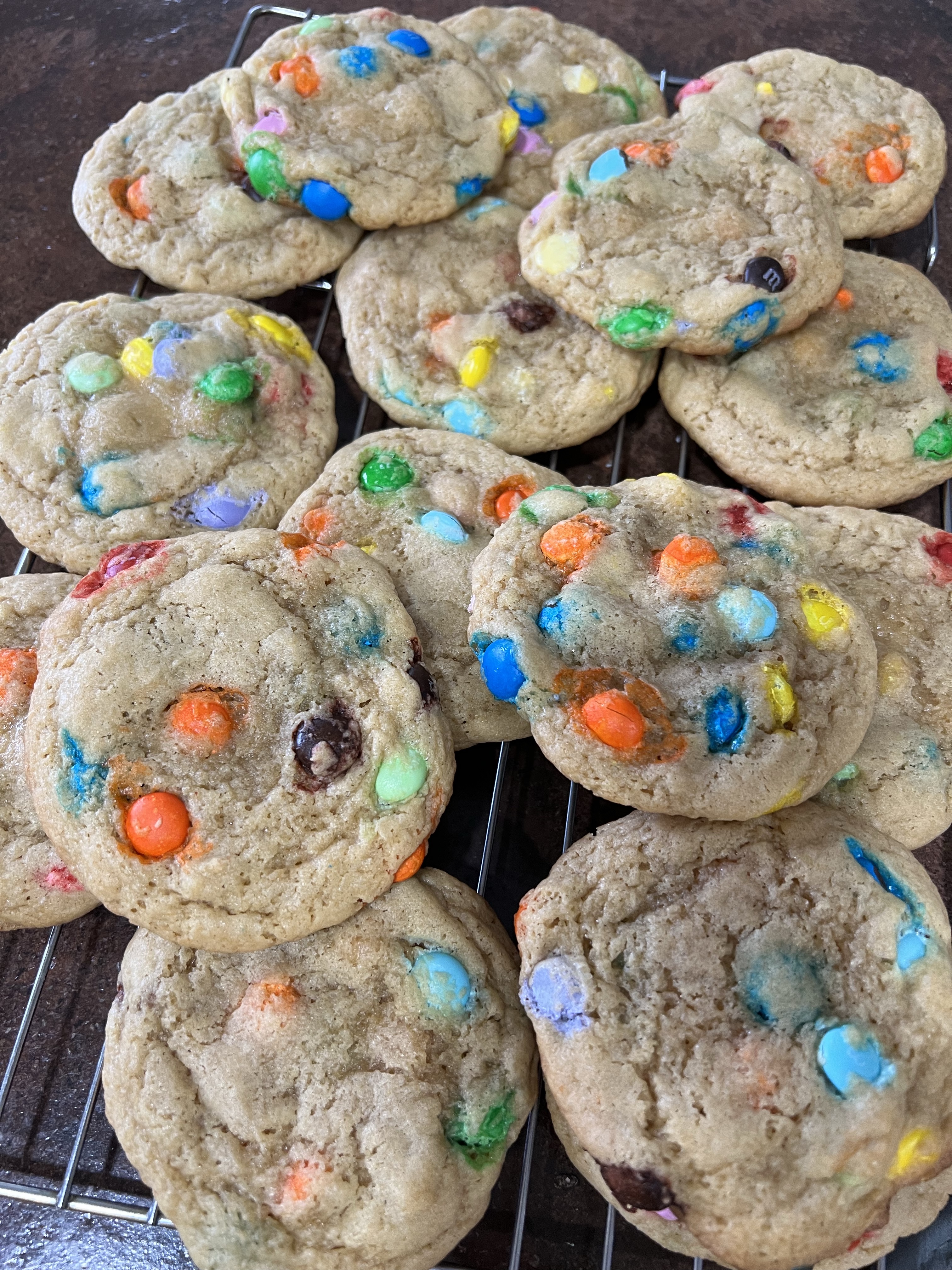 Sourdough M&M’s Cookies