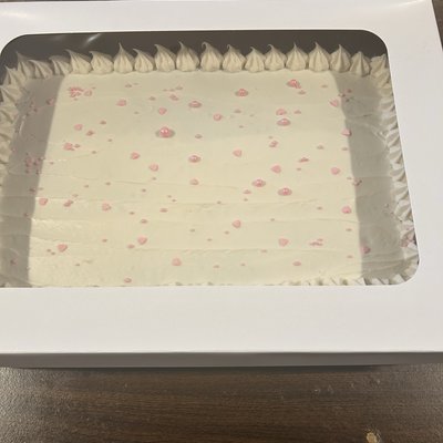 1/2 Half Sheet Cake-plain
