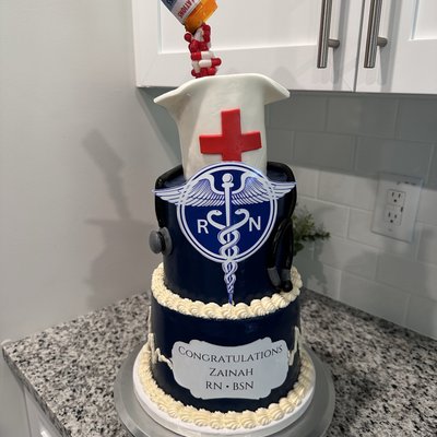 4”, 6” and 8” Custom Cake (3 Tier)