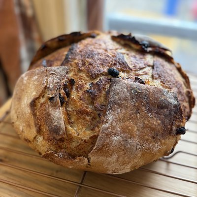 Cinnamon Raisin Sourdough Loaf 
