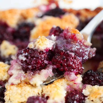 8"x8" Blackberry Cobbler