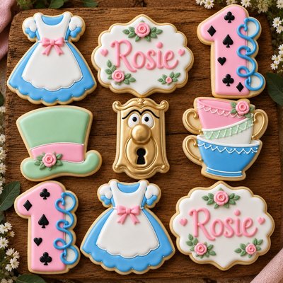 Wonderland Birthday Party Cookies? 