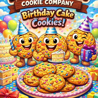 Birthday Cake Cookies