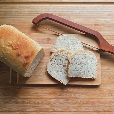 Sliced Sourdough Sandwich Loaf