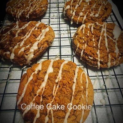 Six Coffee Cake Cookies