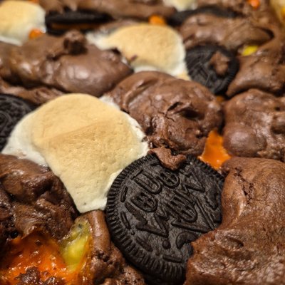 Locked & Loaded Stuffed Brownies