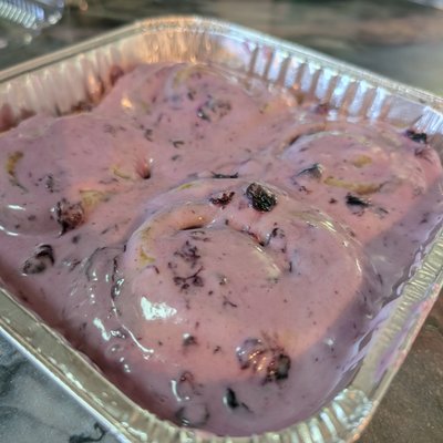 Blueberry Cinnamon Rolls