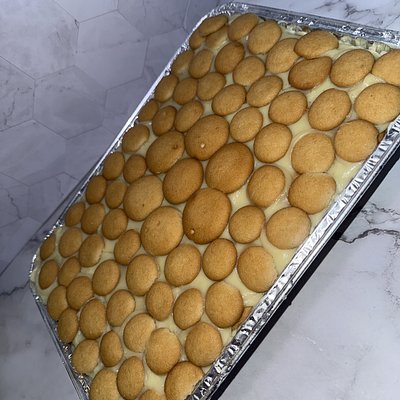 Pan of Banana Pudding
