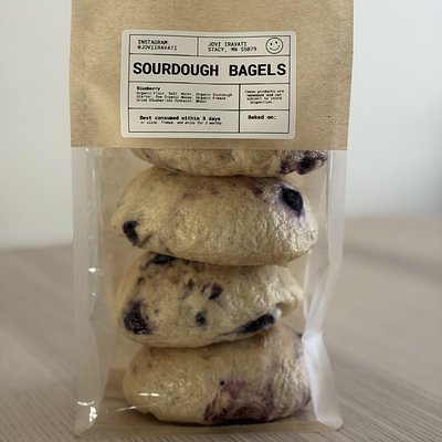 2-pack Blueberry Bagels