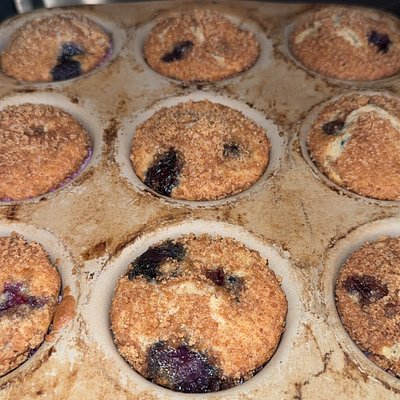 Blueberry Crumb Muffins 