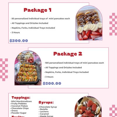 Mini Pancakes Catering  