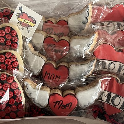 Tattoo Cookies For Mom (with a temp tattoo) 1 Dozen Cookies