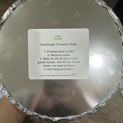 Take N Bake Sourdough Cinnamon Rolls