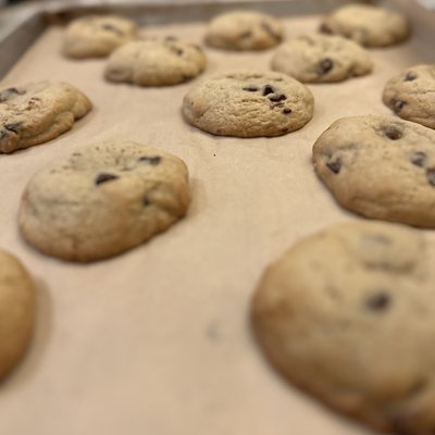 Sourdough Chocolate Chip Cookies (12)